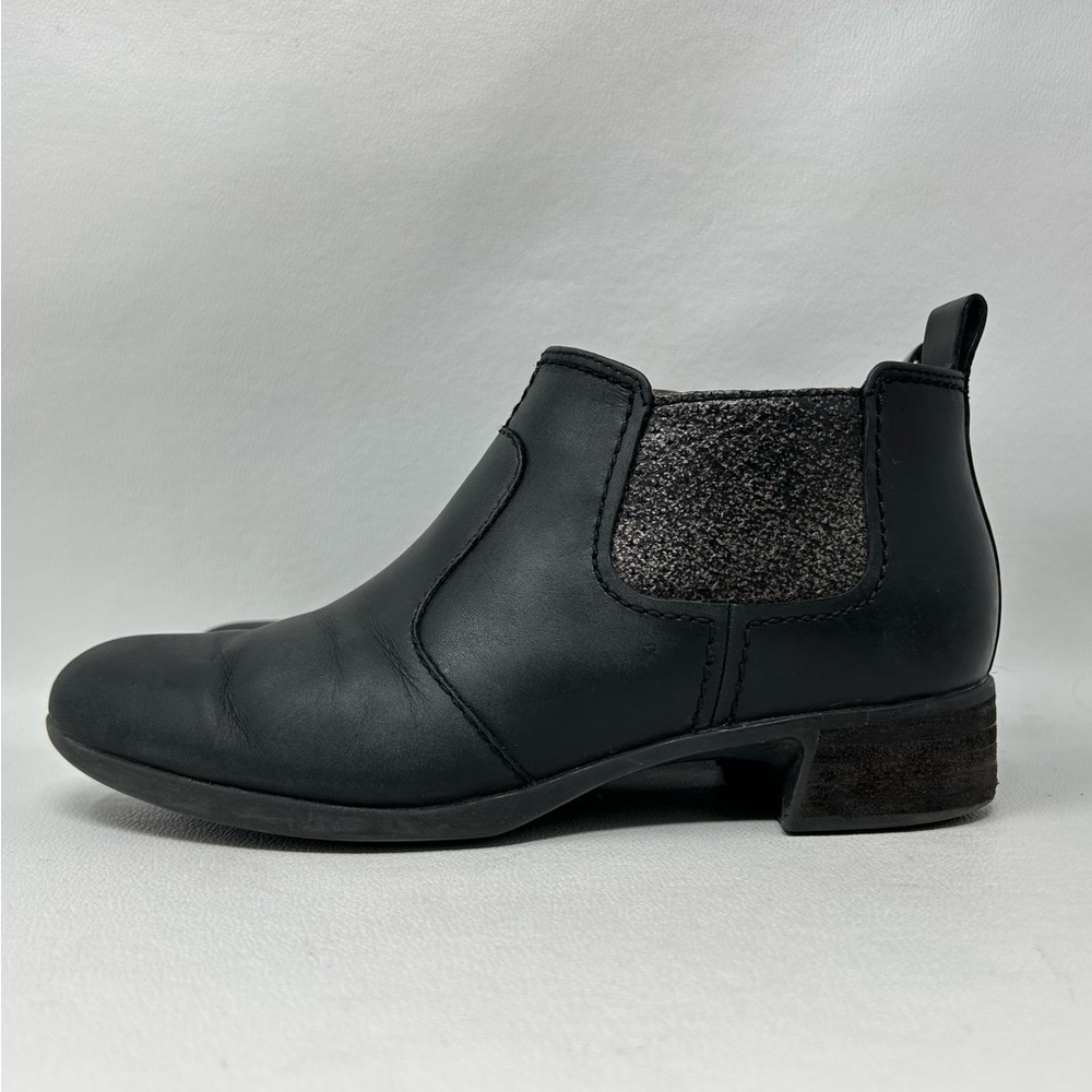 Dansko Women's Low Chukka Bootie Side Zip Black EUR 37 US 6.5-7